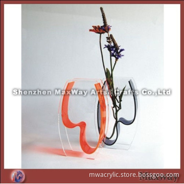 Crystal cup-shaped Ingenious acrylic/perspex vase/flower vase